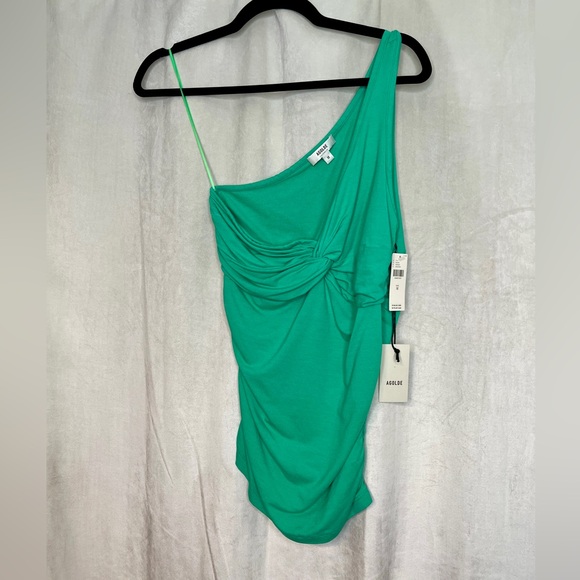 Agolde Domino One-Shoulder Top- Anthropologie- Size M - Picture 2 of 10